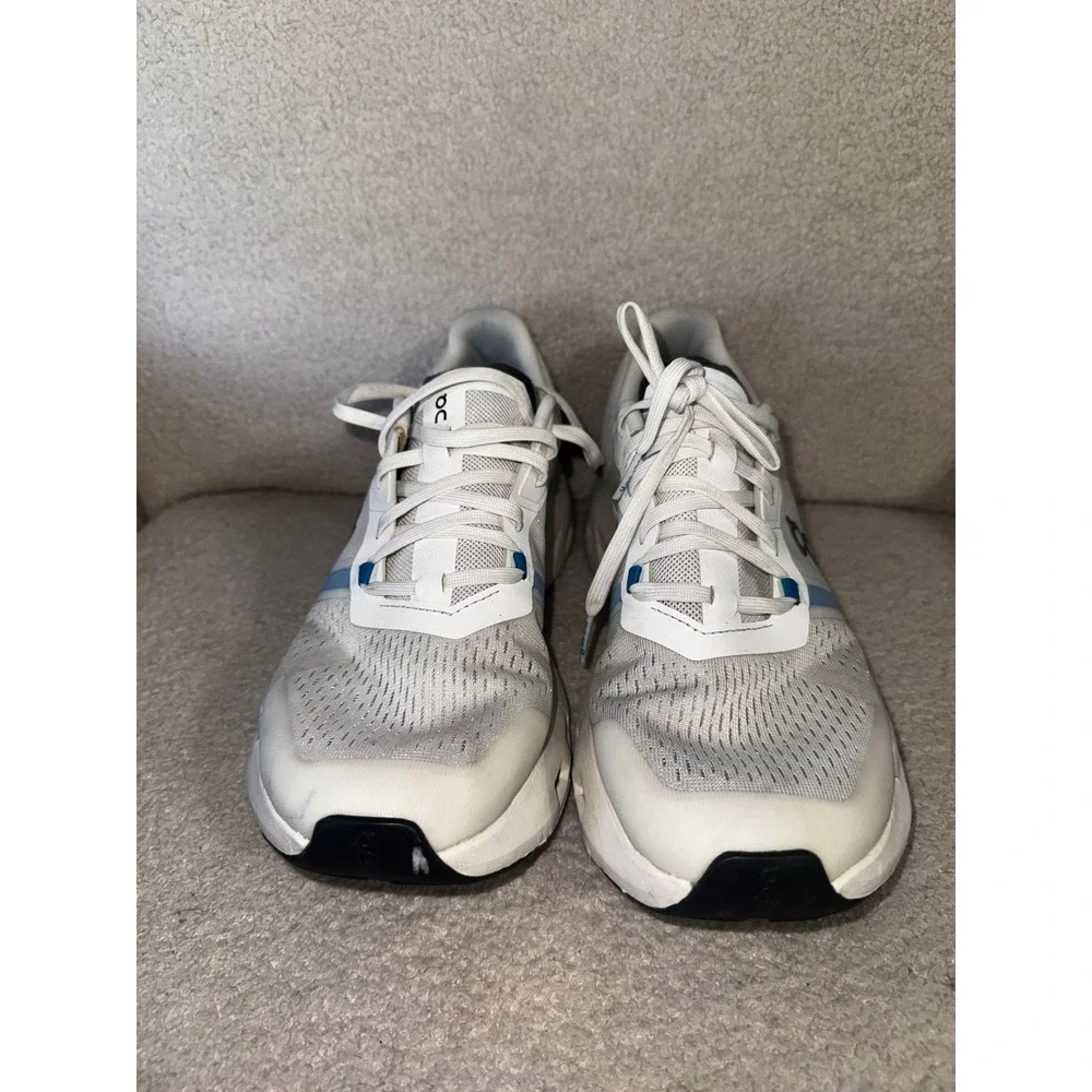 On Cloudpulse Mens Training Shoes White Blue Black Gym Sneakers Size 8.5